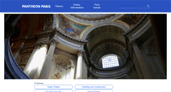 Desktop Screenshot of pantheonparis.com