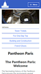 Mobile Screenshot of pantheonparis.com